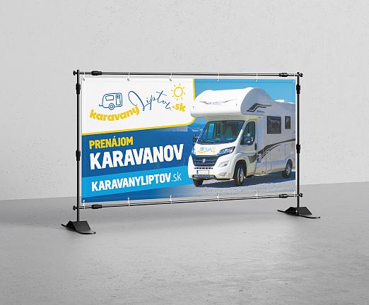 Banner prenájom karavanov